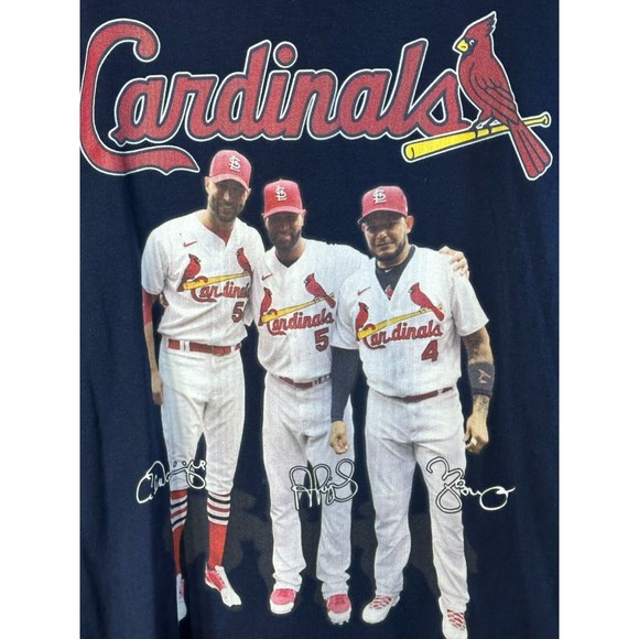 StL Cardinals 2022 Farewell Tour T-Shirt Size Mens 2XL Pujols Molina Wainwright - Picture 2 of 7